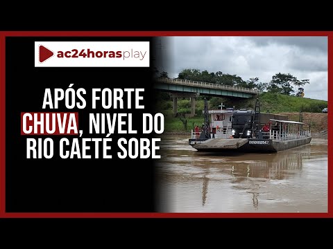 Chuvas aumentam nível do Rio Caeté