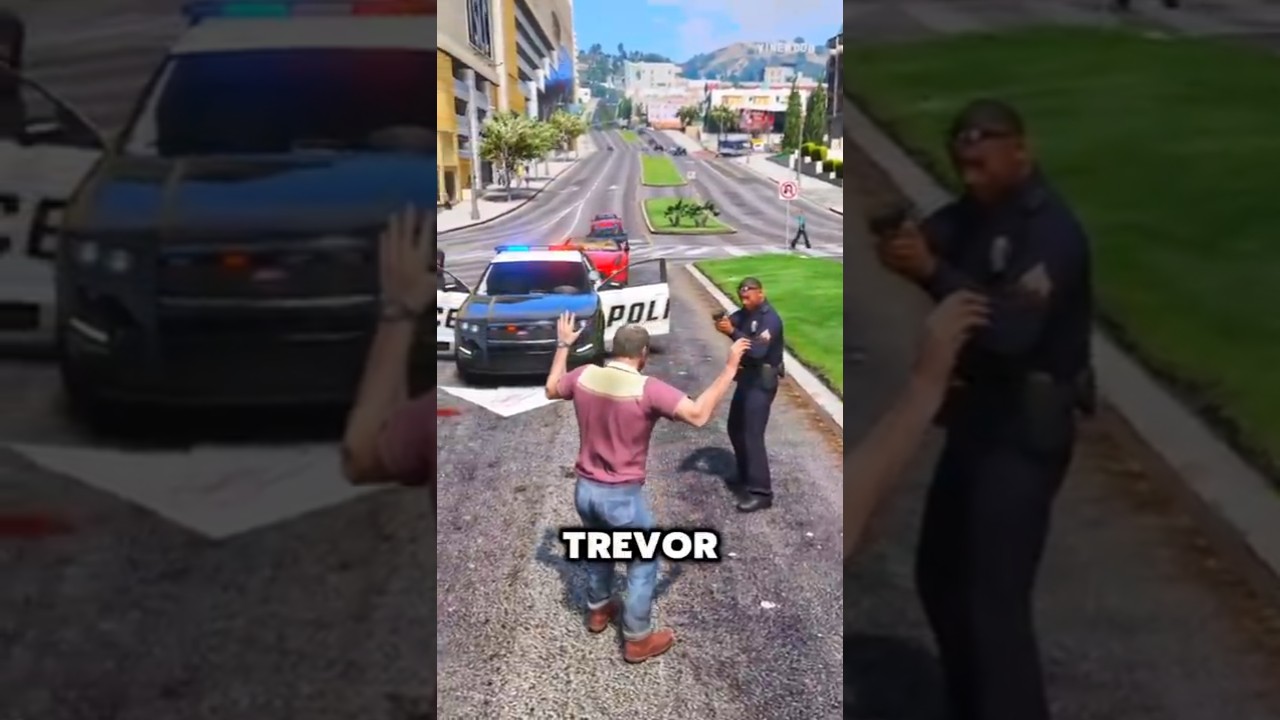 If You Stand on an NPC Car vs a Cop Car in GTA Games