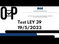 Test Ley 39/2015 opositores 17/05/2023 trabajo social age auxiliar ayuntamiento