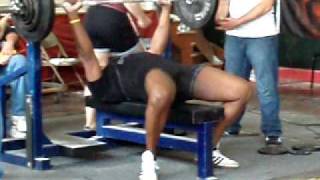 Pat Mingoes SSA Meet  Tribes Hill NY - Bench Pressing 320lbs 3rd Attempt