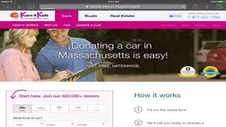 Donate Cars in MA