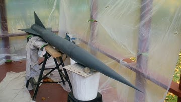 Part 6 - DIY - homemade scratch built rocket - 1st coat of primer