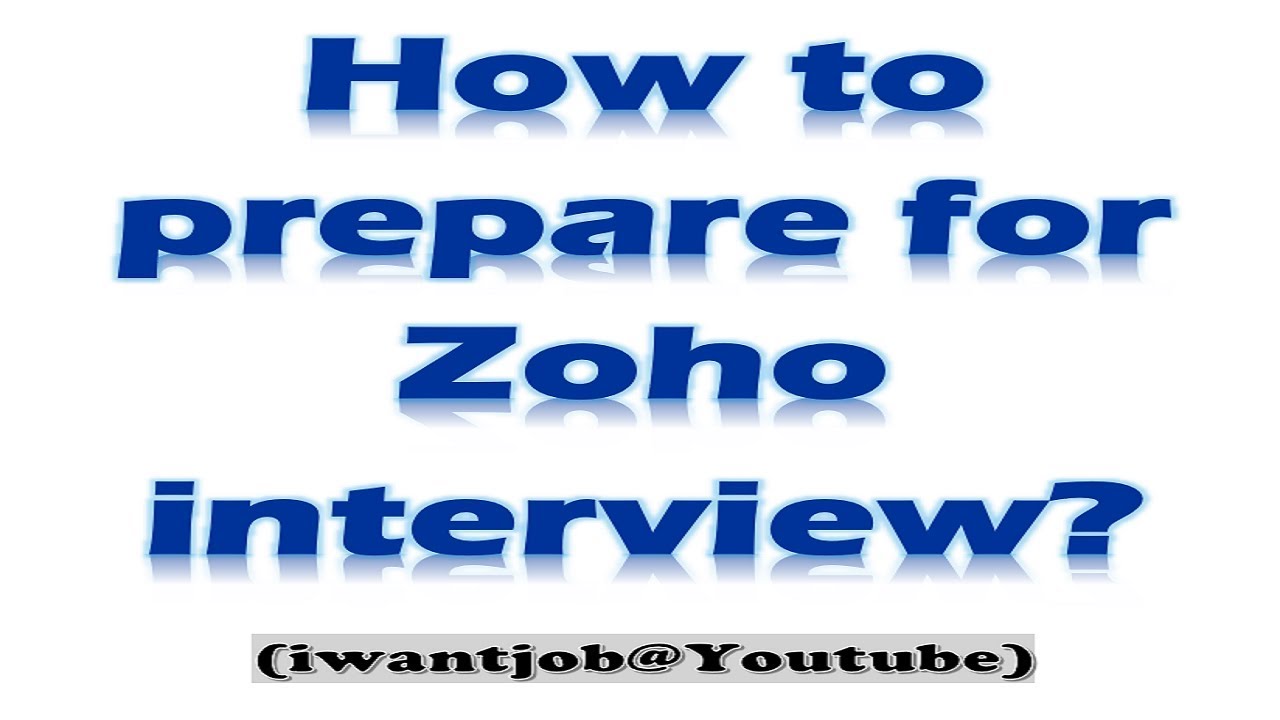 How to prepare for Zoho interview? - YouTube