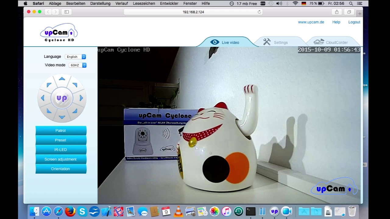New upCam: Fehlendes Plug-In unter Safari - QuickTime wieder aktivieren unter OSX 10.11 El Capitan