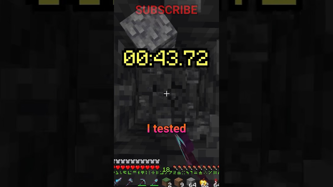 the FASTEST way to bedrock?!?
