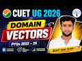 CUET UG 2026 | MATHS DOMAIN VECTOR | PYQs 2022 2025 |  BY AKASH  SIR