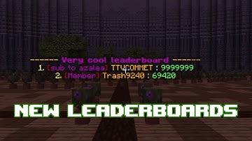 Azalea - New Leaderboards  | MCPE Essentials Addon (1.20 NEW)