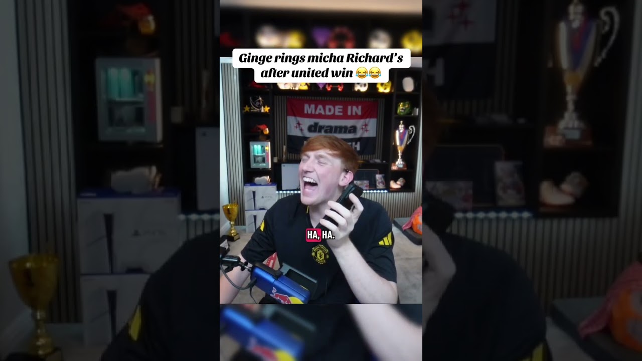 AngryGinge Calls Micah Richards After Man Utd Beat Man City 2-0 😭 NO SHOTS