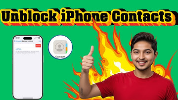 How To Unblock Contacts & Phone Numbers On iPhone | Easy Guide (2025)