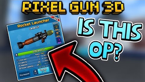 You should buy the ROCKET LAUNCHER in Pixel Gun 3D 16.4.1!