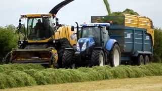 0'Brien Bros at Silage 2015-New Holland FR700