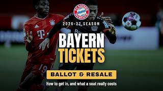 Bayern Munich Tickets 2026/27: The Ballot, Prices & Resale