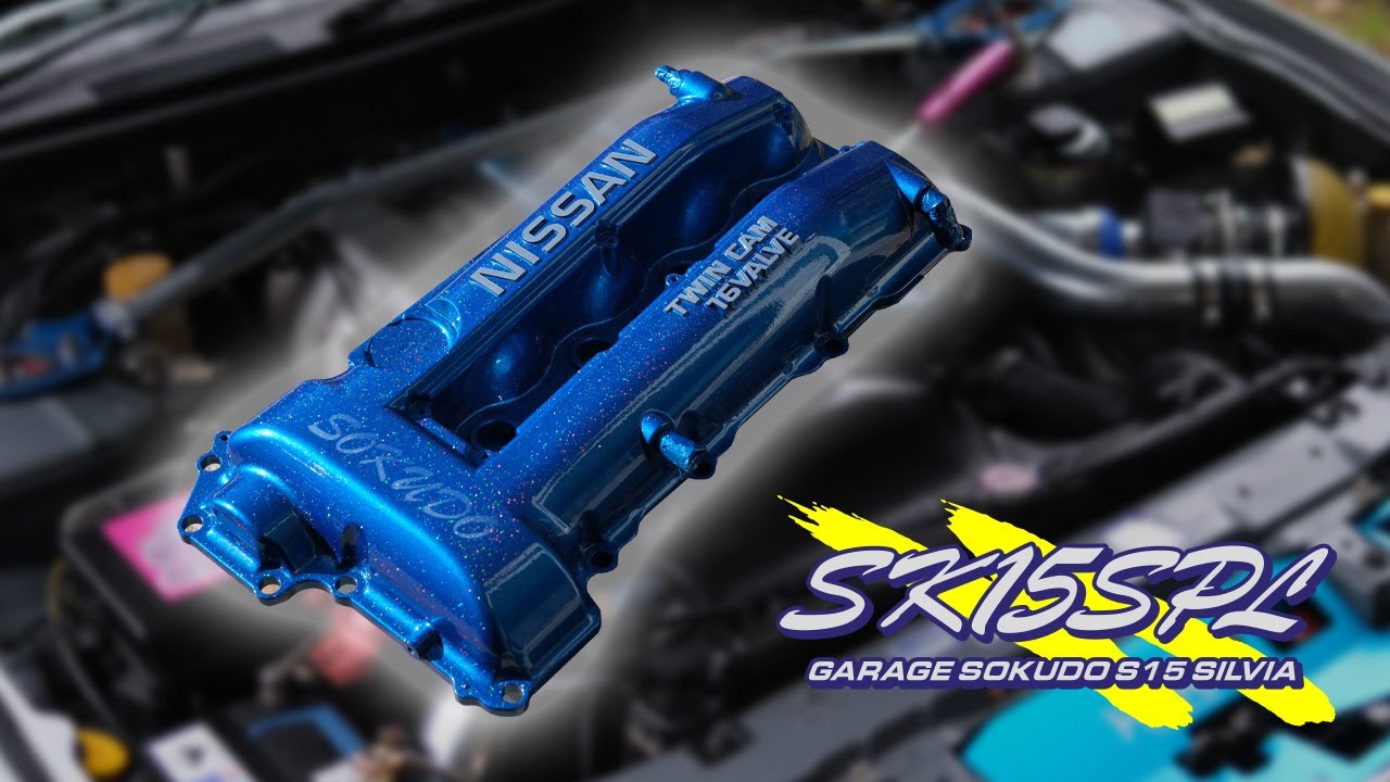 S15 Rocker Cover Part 7 - Garage Sokudo 'SK15SPL' S15 Silvia - Custom airbrushed rocker ...