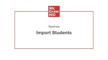 How Teachers Can Import Students in ConnectED