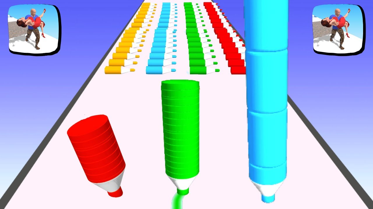 Crayon Rush 3D  🔴✔️🔵 MAX LEVEL Gameplay Walkthrough Android, iOs NEW UPDATE