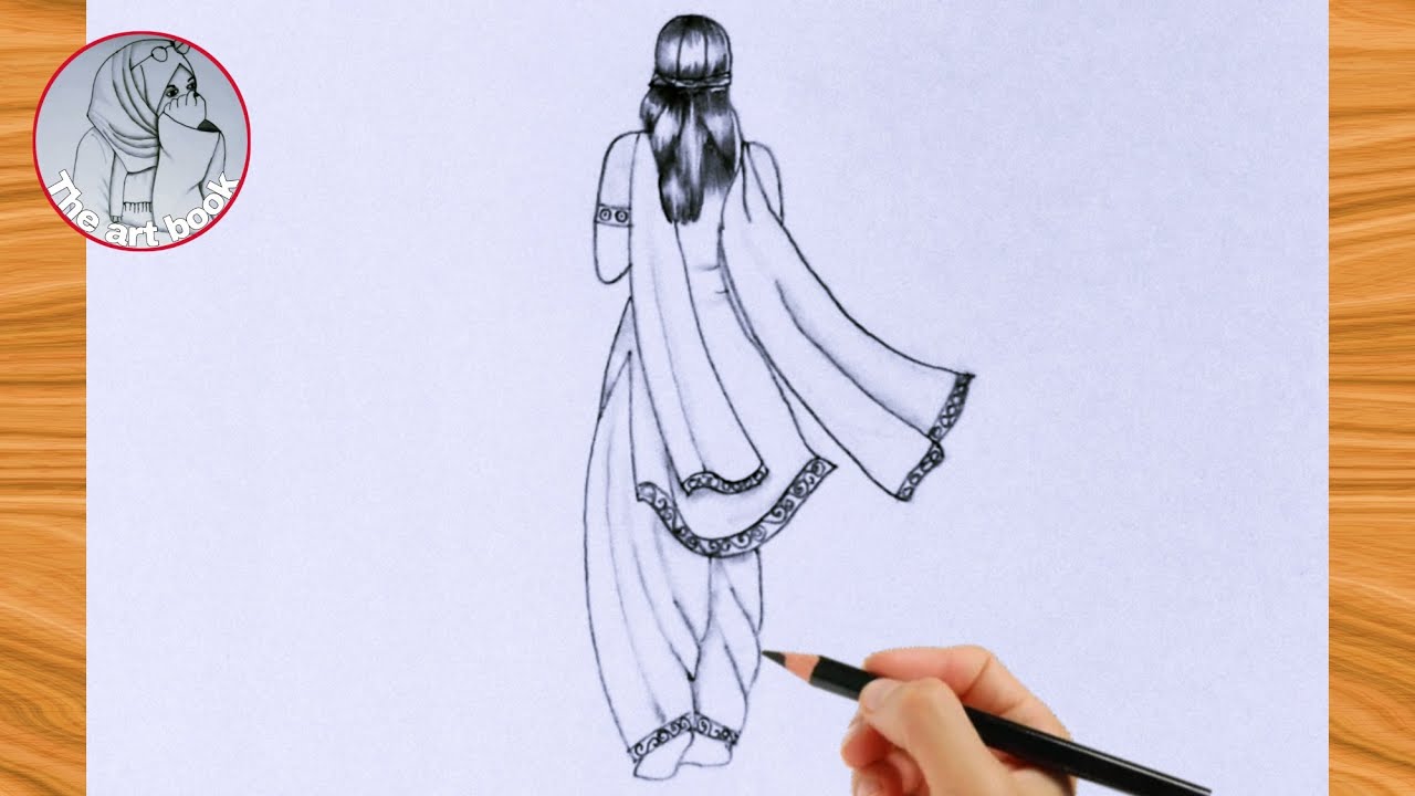 how to draw a girl with pencil pencil shading drawing easy step by step pencil set drawing