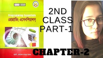 Programming Essential|| 2nd class Part-1 || Chapter-2 || Zoom Class|| 3rd semester || Rukaiya Farhat