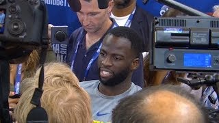 Draymond Green Interview Game 2 | Warriors vs Cavaliers Media Day NBA Finals | June 2, 2018