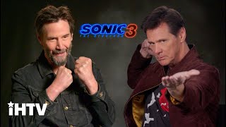 Keanu Reeves & Jim Carrey Interview - Sonic The Hedgehog 3 (2024)