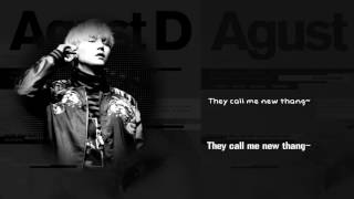 BTS Suga (AGUST D) - Intro : Dt sugA (FT DJ Friz) [Lyrics Han|Rom|Eng]