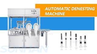 How To Use Automatic Prefilled Syringe Denesting Nest Removal Machine