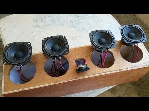 DIY Center Speaker, 2 Way Crossover Build And 4 Speaker Wiring