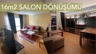 Küçük Salon Nasıl Döşenir? 16m2 Küçük Salon Dekorasyonu