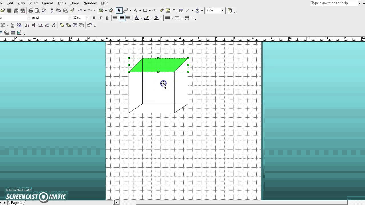 Menggambar Bangun Ruang Menggunakan Microsoft Visio YouTube