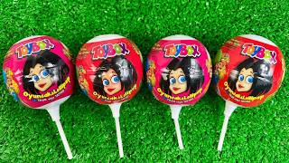 The Most &amp; Fastest Satisfying Video Asmr Lollipops candy and chocolate gummy candies cutting.