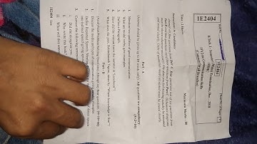 RTU 1st semester 2018 communication skills paper