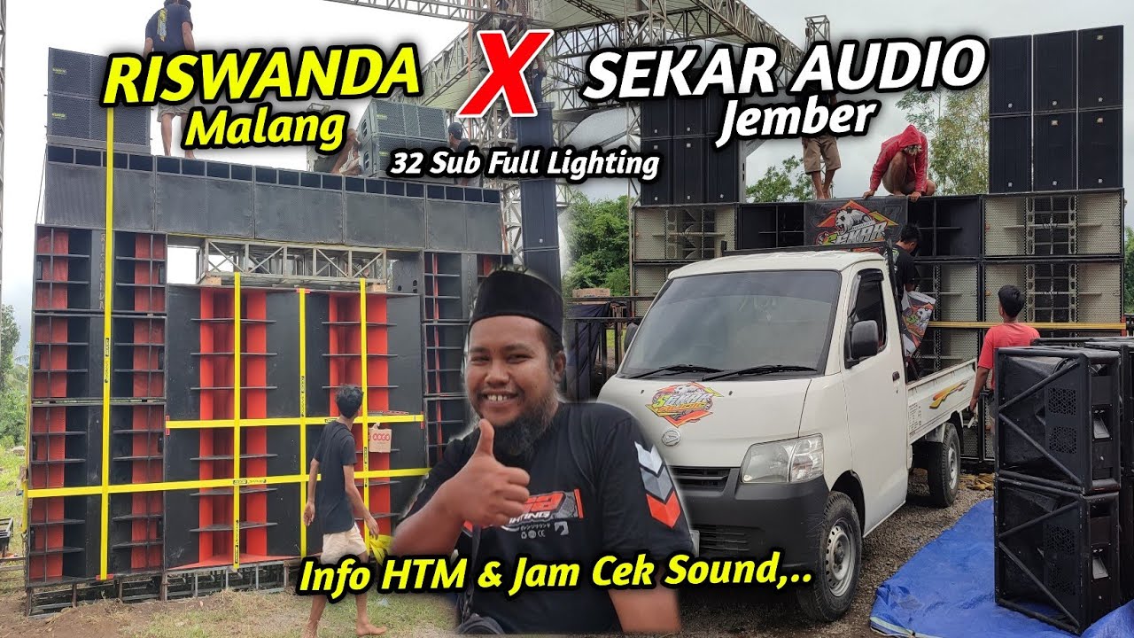RISWANDA AUDIO & SEKAR AUDIO PREPARE ACARA GEDEN BAWAK SPECK ONTRAN ONTRAN  32Sub Full Lighting🔥