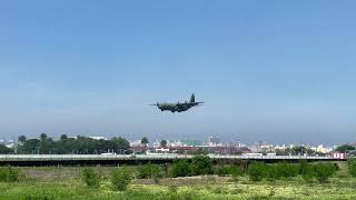 Rokaf C-130J Landing At Kaohsiung International Airport