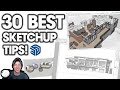 30 sketchup tips in under 15 minutes to make you better at sketchup