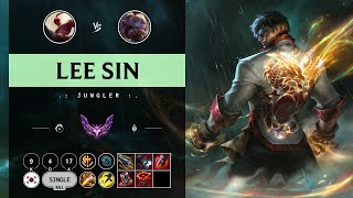 Lee Sin Jungle vs Poppy - KR Master Patch 14.10