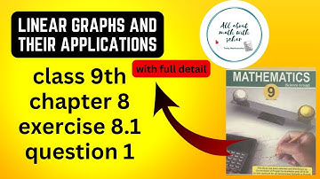 class 9th chapter 8 linear graphs and their applications