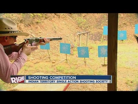 Indian Territory Single Action Shooting Society Holds Cowboy Action Shooting Event