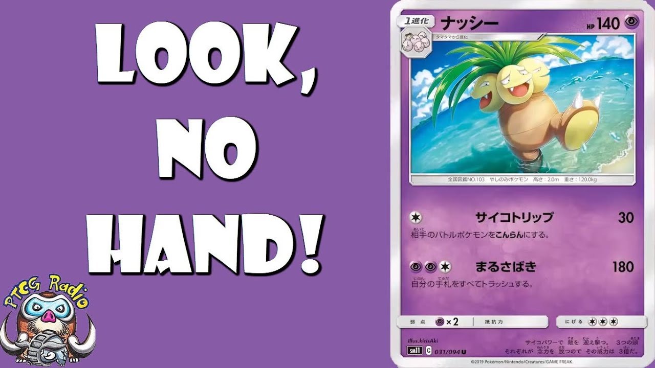 Exeggutor Does A Lot Of Damage And Discards You Hand Pokemon Tcg Youtube
