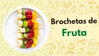 Como hacer Brochetas de fruta Como hacer Brochetas de fruta