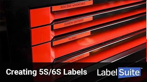 Creating 5S/6S Labels & Signs with LabelSuite™