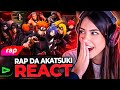 RAP DA  AKATSUKI (Naruto) - OS NINJAS MAIS PROCURADOS DO MUNDO | REACT | 7 Minutoz - NERD HITS