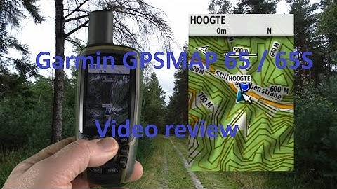 Garmin GPSMAP 65S video review