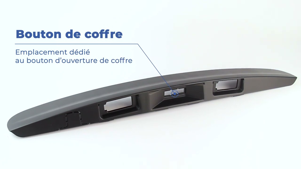 STARKIT Poignée De Hayon Coffre Chromée Pour Nissan Qashqai 2007-2013 - Avec Ou Sans Caméra De Recul, Sans I-Key