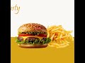 The Ultimate Tasty Burger &amp; Fries Combo! 🍔🍟