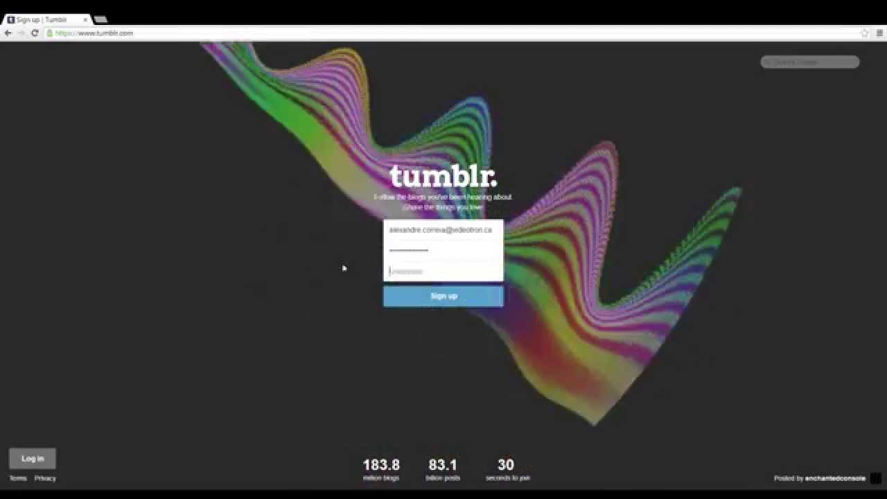 Créer un compte Tumblr/ Create a Tumblr account [by GROOGR] - YouTube
