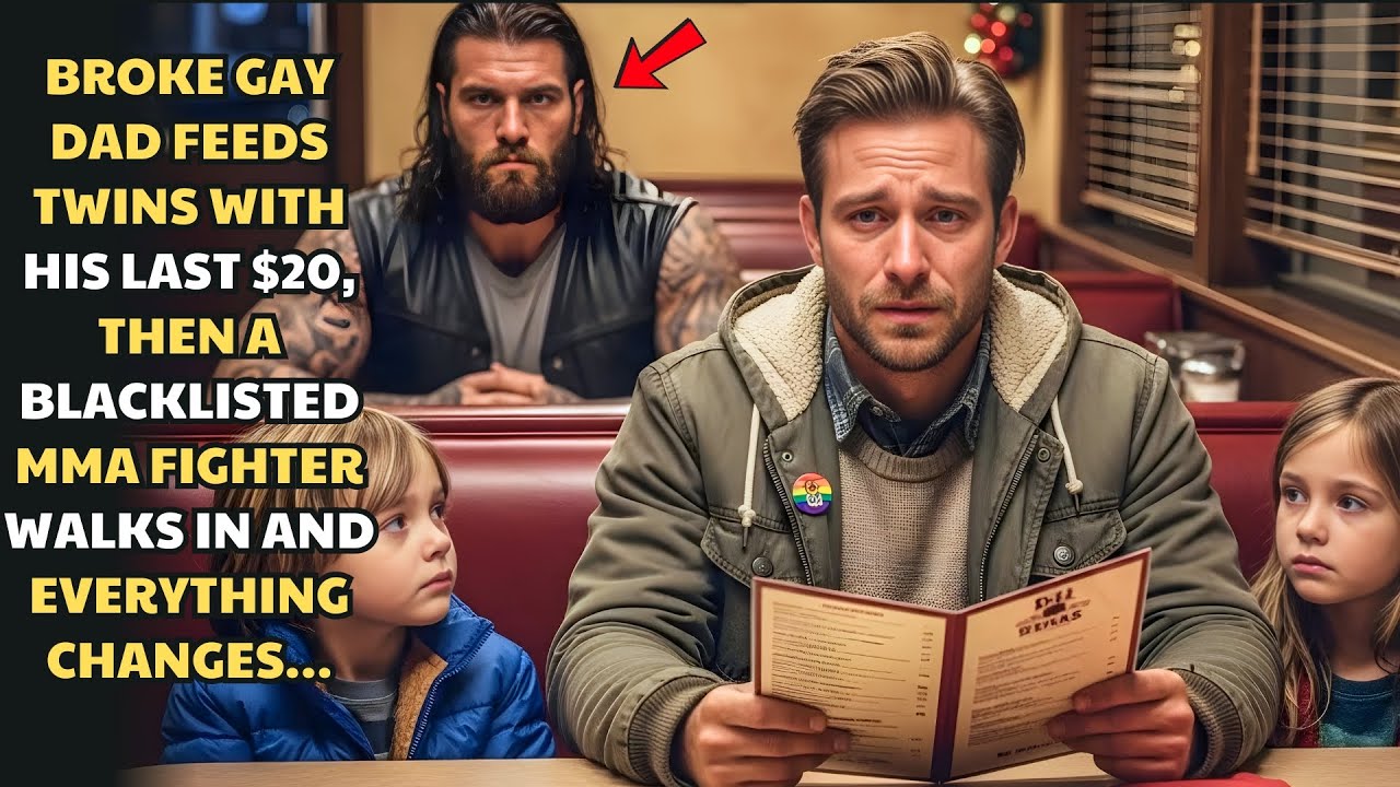 BROKE GAY DAD FEEDS TWINS WITH HIS LAST $20 — THEN A BLACKLISTED MMA FIGHTER WALKS IN AND EVERYTHING