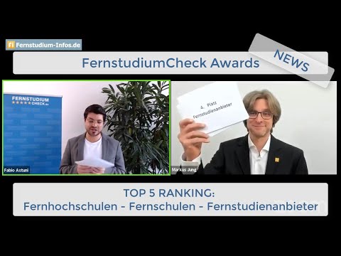 RANKING: Beliebte Fernhochschulen, Fernschulen und Fernstudienanbieter - FernstudiumCheck Awards