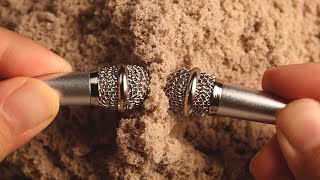 ASMR Most Satisfying Kinetic Sand Triggers for Sleep 마이크의 희생이 만들어낸 키네틱샌드 ASMR