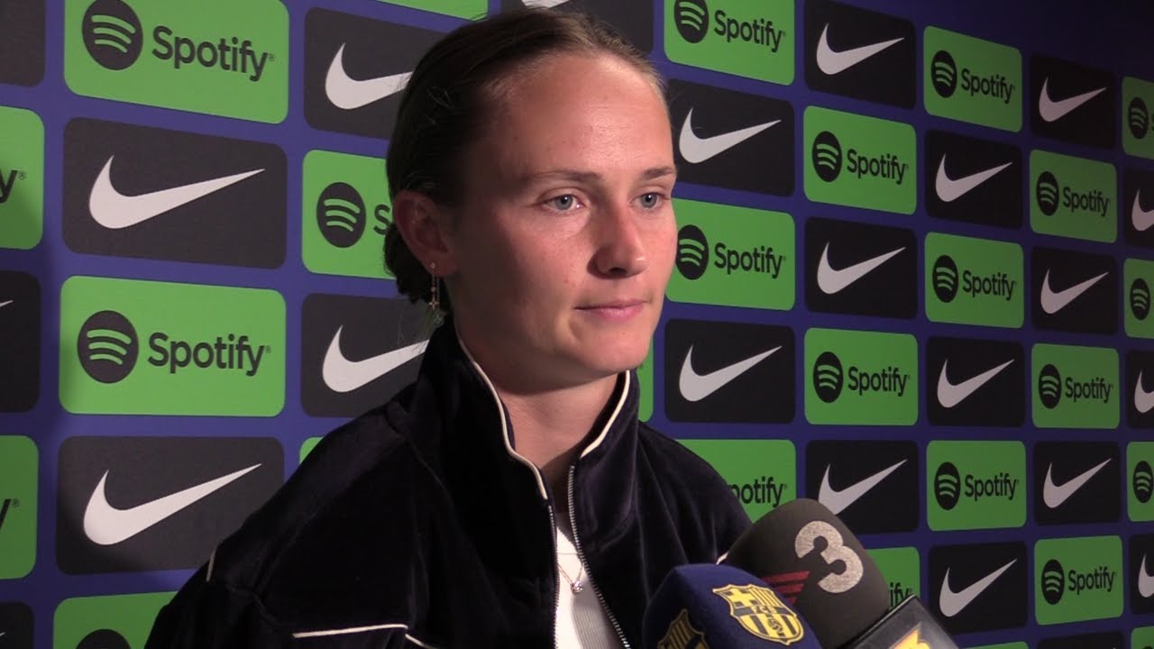 💬 Zona Mixta. FCB Femení vs Madrid CFF | Caroline Graham Hansen  (01/10/2022)