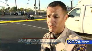 CHP Officers Nearly Run Over, Driver Shot