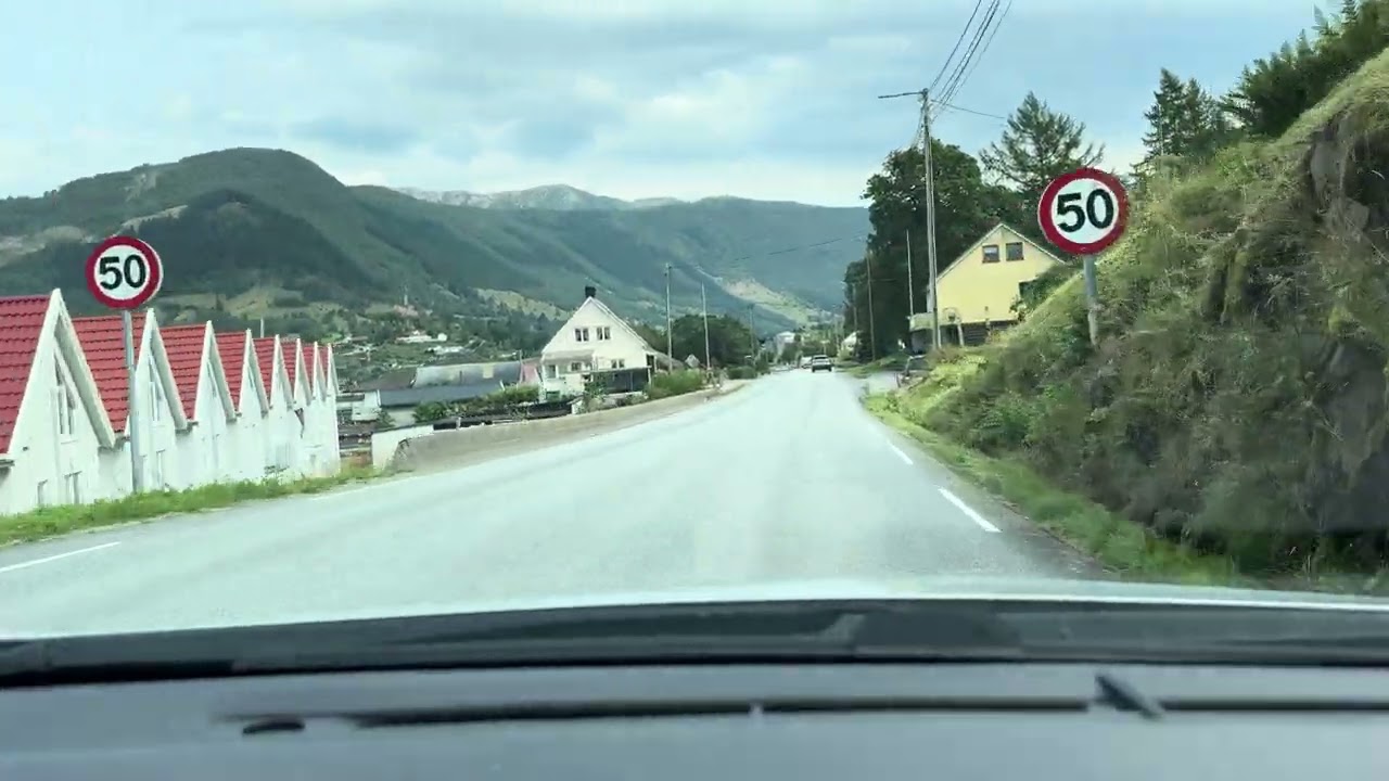 Biltur Husnes til Årsnes ferjekai